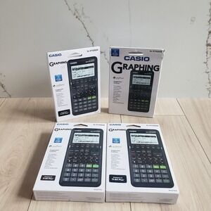 Casio fx-9750GIII Graphing Calculator Lot of 4 New Python Compatible School Math